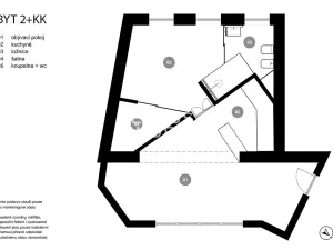 Prodej bytu 2+kk, Praha - Vyšehrad, Vratislavova, 49 m2