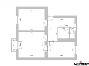 Pronájem bytu 2+1, Praha - Čakovice, Svratecká, 55 m2