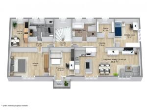 Prodej atypického bytu, Ostrov, Hlavní třída, 141 m2