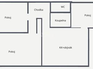 Prodej bytu 4+kk, Praha - Kobylisy, Chabařovická, 69 m2