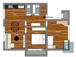 Prodej bytu 3+kk, Praha - Zbraslav, Žitavského, 73 m2