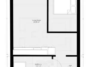 Prodej bytu 1+kk, Praha - Smíchov, Toyen, 39 m2