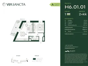 Prodej bytu 2+kk, Praha - Vinoř, Mladoboleslavská, 49 m2