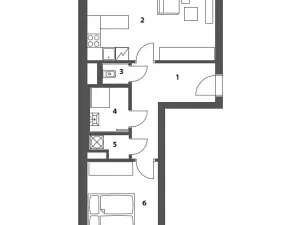 Prodej bytu 2+kk, Brno, Spolková, 57 m2