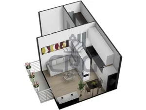Pronájem bytu 1+kk, Moravany, Višňová, 36 m2