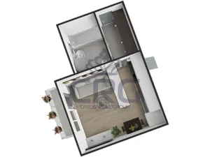 Pronájem bytu 1+kk, Moravany, Višňová, 36 m2