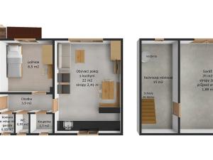 Prodej rodinného domu, Neveklov, 73 m2