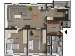 Prodej bytu 3+1, Frenštát pod Radhoštěm, Sídl. Beskydské, 82 m2