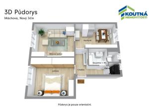 Prodej bytu 2+1, Nový Jičín, Máchova, 59 m2