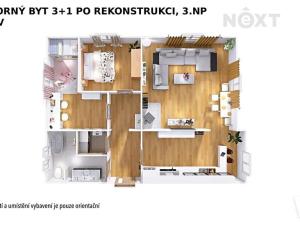Prodej bytu 3+1, Sudkov, 100 m2