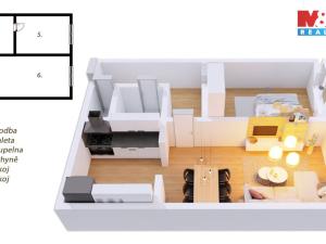 Prodej bytu 2+1, Říčany, Čapkova, 47 m2