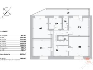 Pronájem rodinného domu, Kostelec nad Labem, nám. Odboje, 162 m2