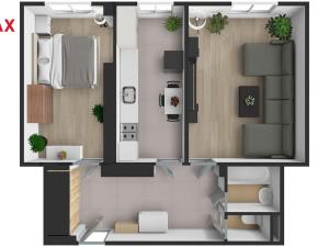 Prodej bytu 2+1, Ostrava - Poruba, Gustava Klimenta, 53 m2