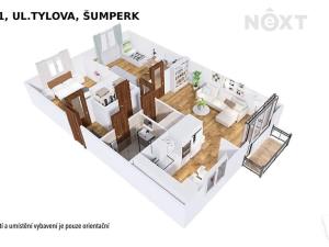 Prodej bytu 3+1, Šumperk, Tylova, 75 m2
