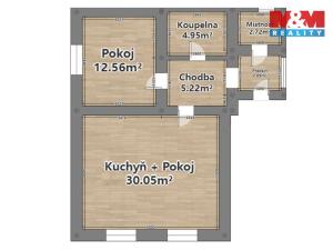 Prodej rodinného domu, Kostelec, 58 m2