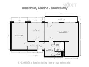 Prodej bytu 3+kk, Kladno, Americká, 60 m2