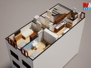 Prodej bytu 2+1, Česká Kamenice, Nerudova, 53 m2
