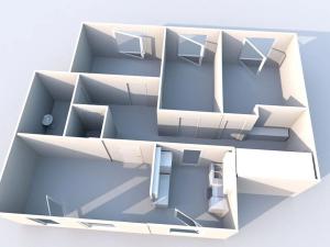 Pronájem bytu 4+kk, Praha - Prosek, Stoupající, 95 m2