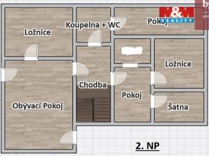 Pronájem rodinného domu, Ostrava - Pustkovec, Pustkovecká, 270 m2