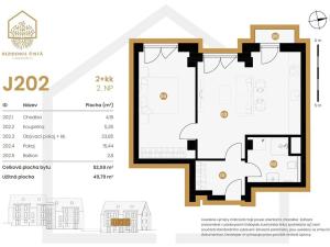 Prodej bytu 2+kk, Černý Důl, 52 m2