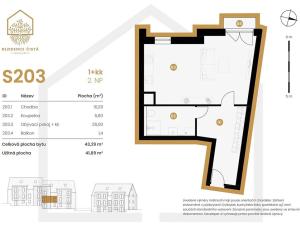 Prodej bytu 1+kk, Černý Důl, 43 m2