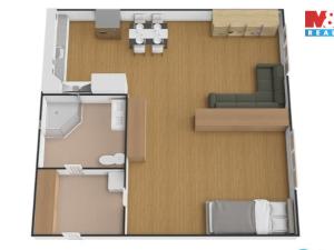 Pronájem bytu 1+kk, Kladno - Kročehlavy, Americká, 35 m2