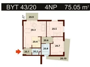 Pronájem bytu 3+kk, Praha - Dejvice, Lindleyova, 78 m2