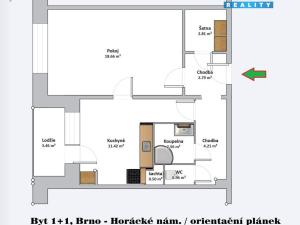 Prodej bytu 1+1, Brno - Řečkovice, Horácké náměstí, 44 m2