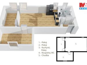 Prodej bytu 3+kk, Suchdol nad Odrou, Malá strana, 62 m2