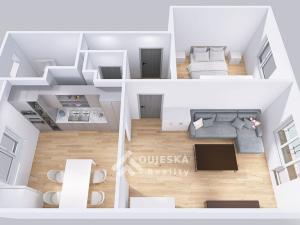Pronájem bytu 2+kk, Boskovice, Na Chmelnici, 60 m2