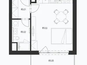 Prodej bytu 1+kk, Plzeň, Pecháčkova, 31 m2
