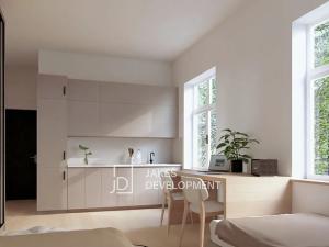 Pronájem bytu 1+kk, Praha - Liboc, Jenečská, 26 m2