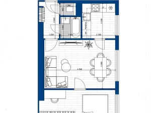 Prodej bytu 2+1, Praha, Pod Rapidem, 44 m2