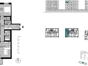 Prodej bytu 4+kk, Praha - Vysočany, Kaliberové, 98 m2