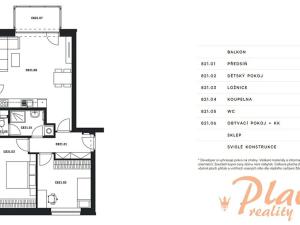 Pronájem bytu 3+kk, Hořovice, Kopřivová, 71 m2