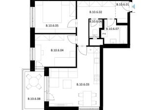 Prodej bytu 3+kk, Pardubice, Jozefa Gabčíka, 65 m2