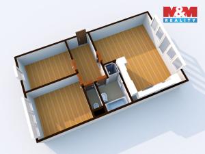 Pronájem bytu 3+kk, Horoměřice, Komenského, 70 m2