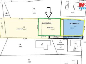Prodej pozemku pro bydlení, Borovany - Trocnov, 834 m2