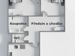 Prodej bytu 4+1, Beroun, U Židovského hřbitova, 70 m2
