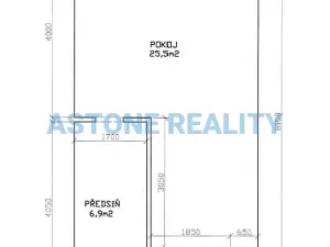 Prodej bytu 1+kk, Praha - Prosek, Pískovcová, 35 m2