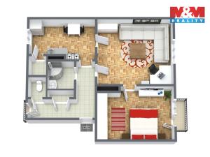 Prodej bytu 2+1, Ostrov, Jungmannova, 56 m2