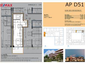 Prodej bytu 1+kk, Golem, Albánie, Kavajë, Albánie, 42 m2