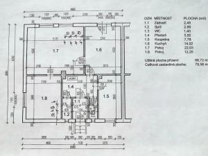 Pronájem rodinného domu, Praha - Zličín, Tylovická, 69 m2