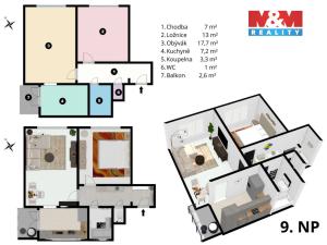Prodej bytu 2+1, Brno - Staré Brno, Veletržní, 52 m2