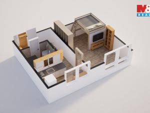 Prodej bytu 1+1, Nymburk, Mikoláše Alše, 37 m2