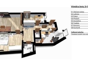 Prodej bytu 3+1, Nové Sady, 83 m2