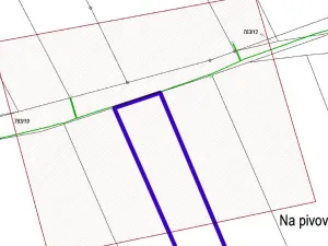 Prodej zahrady, Boršov nad Vltavou, K Pilotovi, 460 m2