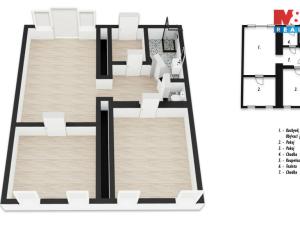 Prodej bytu 3+kk, Miletín, Komenského, 76 m2