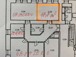 Pronájem kanceláře, Smržovka, Na Kopečku, 19 m2