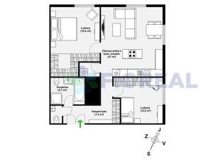 Prodej bytu 3+kk, Praha - Strašnice, Pod Rapidem, 85 m2